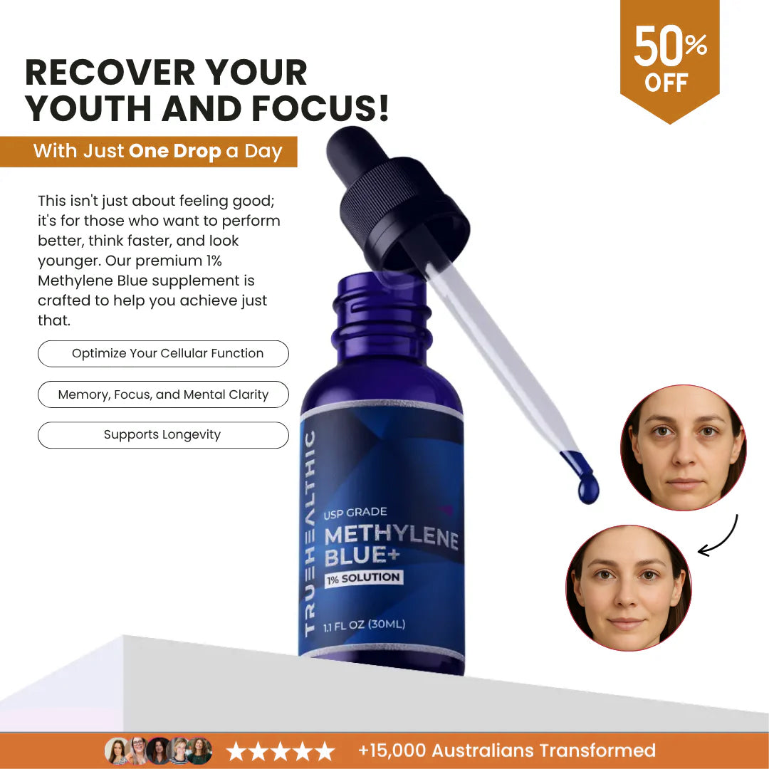 Methylene Blue 1% – The anti-aging secret that empowers every cell in your body.